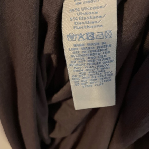 Boden Lilac Dress w/ Embellished Neckline sz 10 - Picture 6 of 6